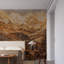Murale de paysage de forêt de montagne-798833254
