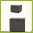 33" Outdoor Iron Square Propane Fire Pit, Tank Inside