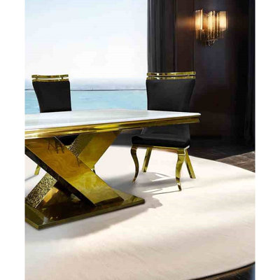 Chaise de salle à manger Glam Style
