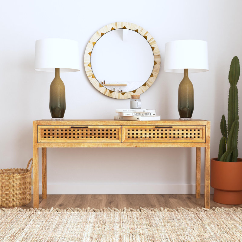 Mardi Bone Convex Wall Mirror