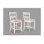 Ensemble de table de salle à manger à hauteur de comptoir, table rectangulaire avec rangement, 4 chaises rembourrées et 1 banc