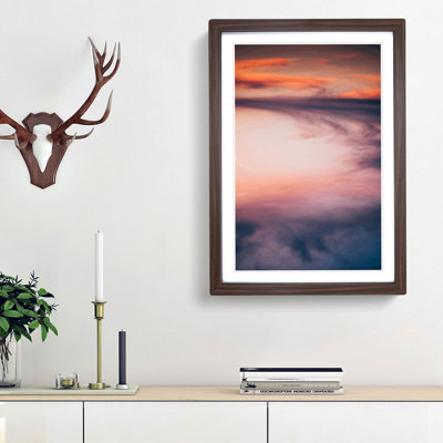 Movement of Clouds in Abstract - Picture Frame Photograph Print