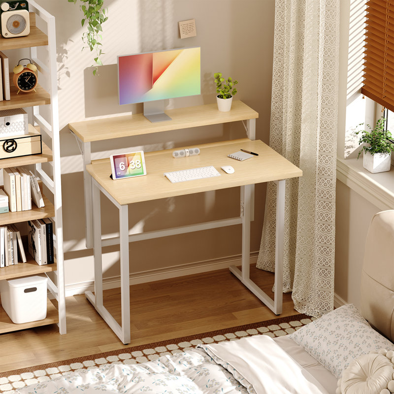 Metal Base Floating Desk