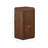 Kade Faceted Wood Side Table in Walnut