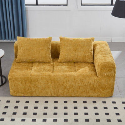 Canapé en chenille, canapé-lit modulaire minimaliste pour salon, salon, chambre à coucher
