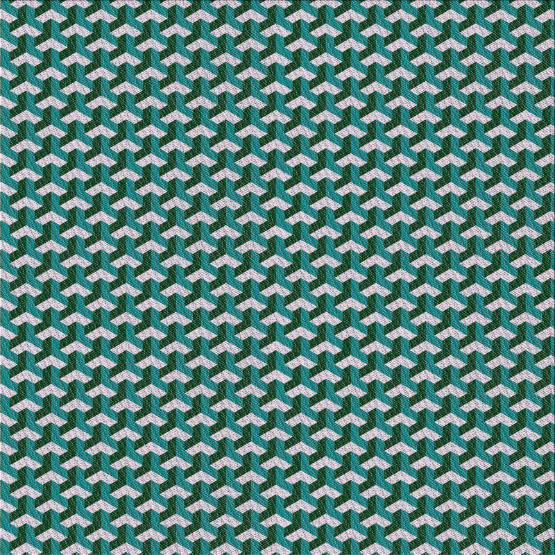 Tapis vert Power Loom, Carré 4 pi