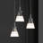 Bhondave 3 - Light Chrome/White LED Cluster Pendant