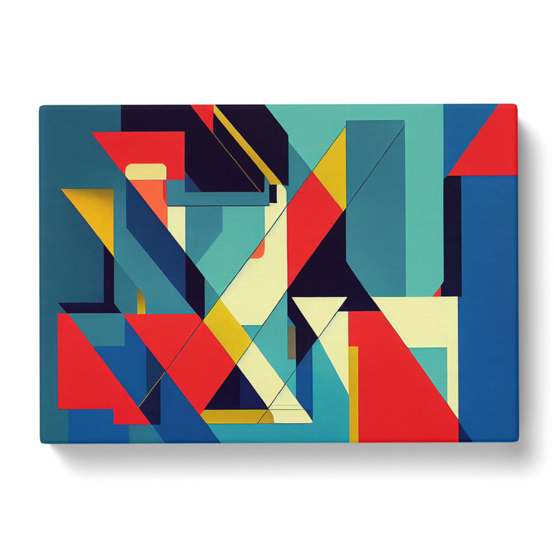 First Rate Abstract Art - Wrapped Canvas, 50cm H x 76cm W x 3cm D
