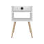 Table de chevet avec port USB, 2 tablettes-1540073488