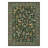 Washable Floral Rug 5x7 Farmhouse Living Room Rug Non Slip, Botanical Animal Carpet, Soft Non Shedding Low Pile Floor Covering, Thin Foldable Mat for Bedroom Dining Room Nursery, Green-265553056-266726749