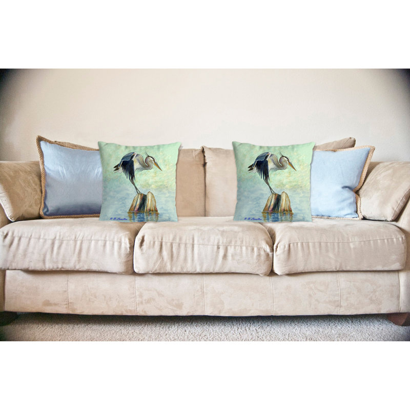 Outdoor Reversible Throw Pillow, 18" x 18"