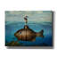 «Epic Graffiti» «Fish Submarine» par John Hovenstine, art mural sur toile, 16 po x 12 po