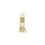 Roman Numeral Metal Quartz movement / Crystal Alarm Tabletop Clock in Brass
