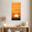 Coucher de soleil brillant des Antilles-1060732653