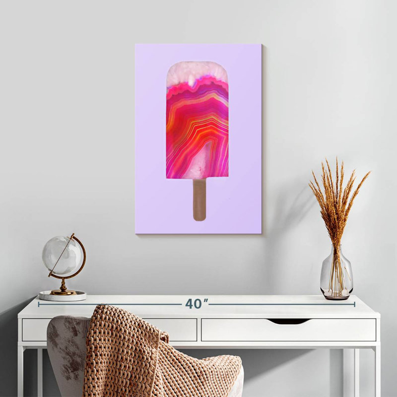 Yarlin Agate Popsicle, 24" H x 16" W