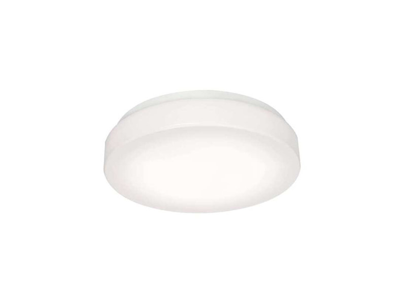 18CF9E26A086400B8C191EB4C0BD41A7 Cirrus 14" LED Drum 120-277v, 5 CCT And Lumen Selectable, White, 4.33" H x 14" W x 14" D