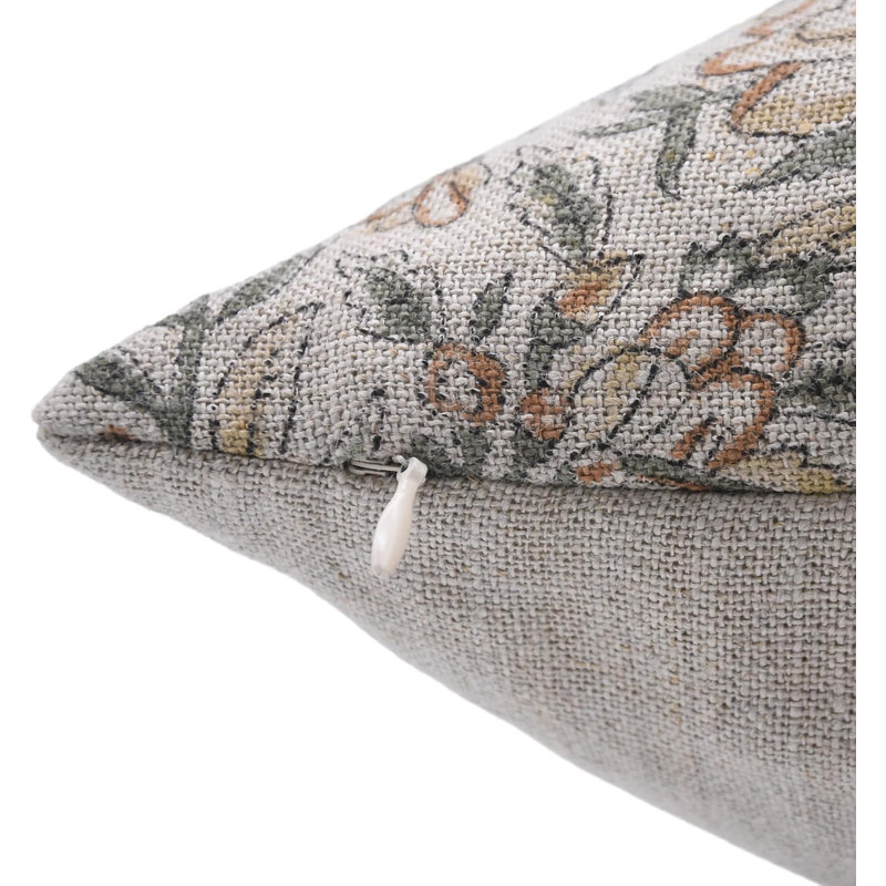 Housse de coussin Fab divine - Design unique fabriqué à la main pour le salon, Kudrat, H 14 po x l 14 po