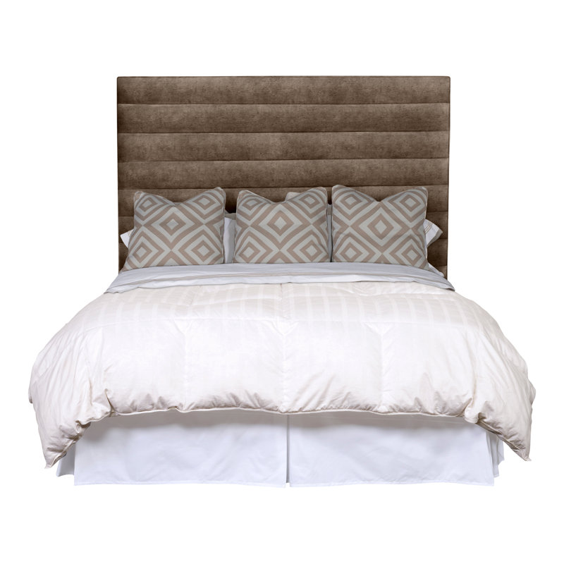 Kelsey King Upholstered Panel Headboard, Nadia Earth