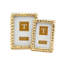 Ensemble de 2 cadres photo Gold Wave