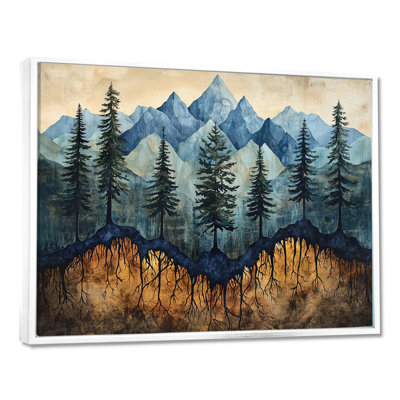 Gerboth Mountain Forest Pine Tree Roots II - Mountains Wall Art