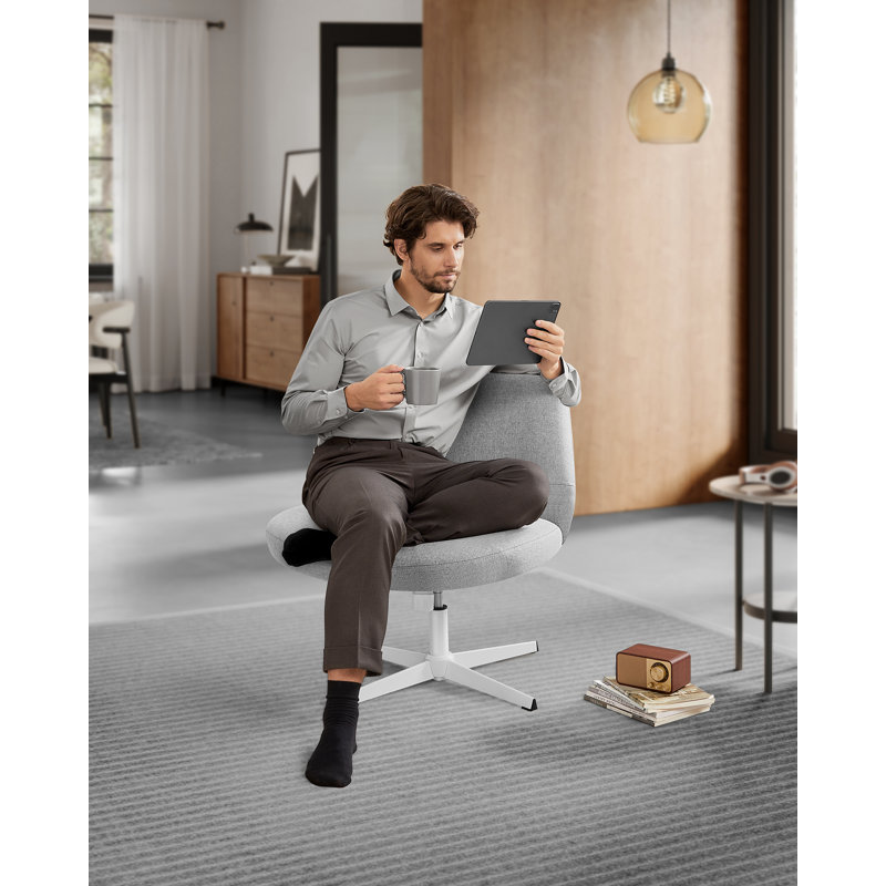 Rentiesville Cotton Blend Office Chair, Gray