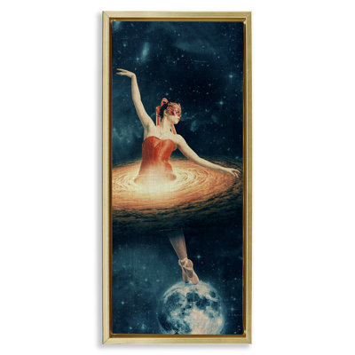 Dancing Ballerina Surreal Nebula Dress