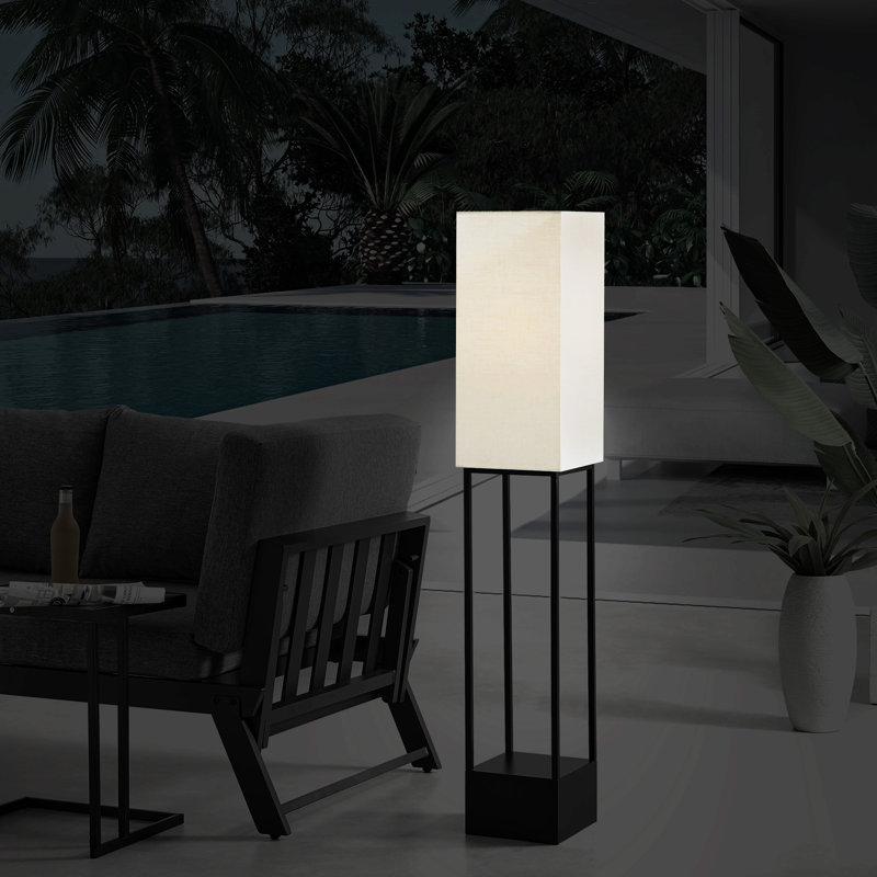 49'' Battery Powered Integrated LED Outdoor Floor Lamp