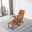 Chaise pliante inclinable avec dossier réglable Chaise longue en bois massif pour l'extérieur, jardin, terrasse, patio