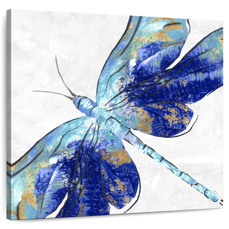 Brampt Blue Dragonfly, 33" H x 33" W