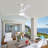 Whisper 54" 3-ABS Blade Modern Smart Ceiling Fan with LED Lights and Remote-189843312