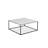 Metal Rectangle Frame Base Coffee Table