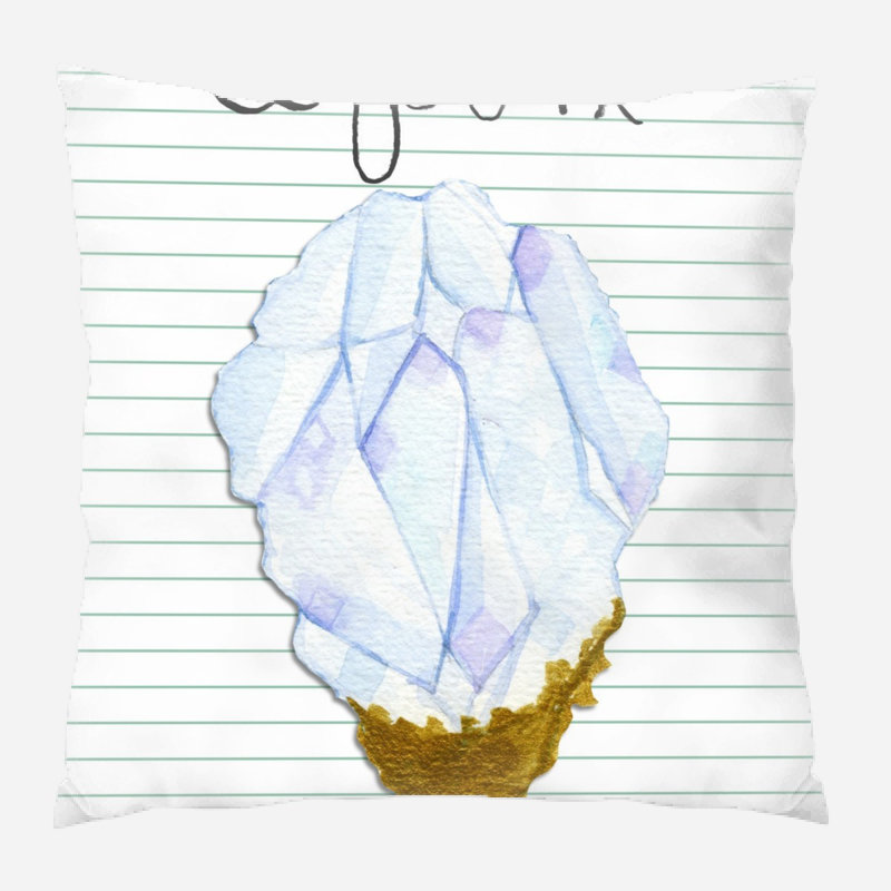 Coussin décoratif Roger, Microsuède, Intérieur