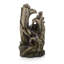Fiberglass and Resin Tiered Woodcut Fountain-97804530