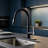Topcraft Single Handle Single Hole Kitchen Sink Faucet with Base Plate