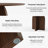 Enciso Round Solid and Manufactured Wood Cross Pedestal Dining Table-839574044-839574041