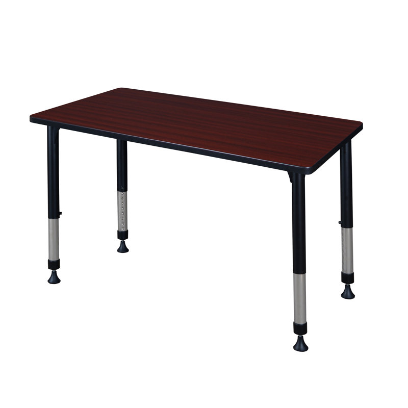 Table de formation à hauteur réglable Albaugh, Acajou, H 34 po x L 60 po x l 30 po