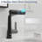 3 Water Flow Modes Lavatory Faucet With Temperature Display