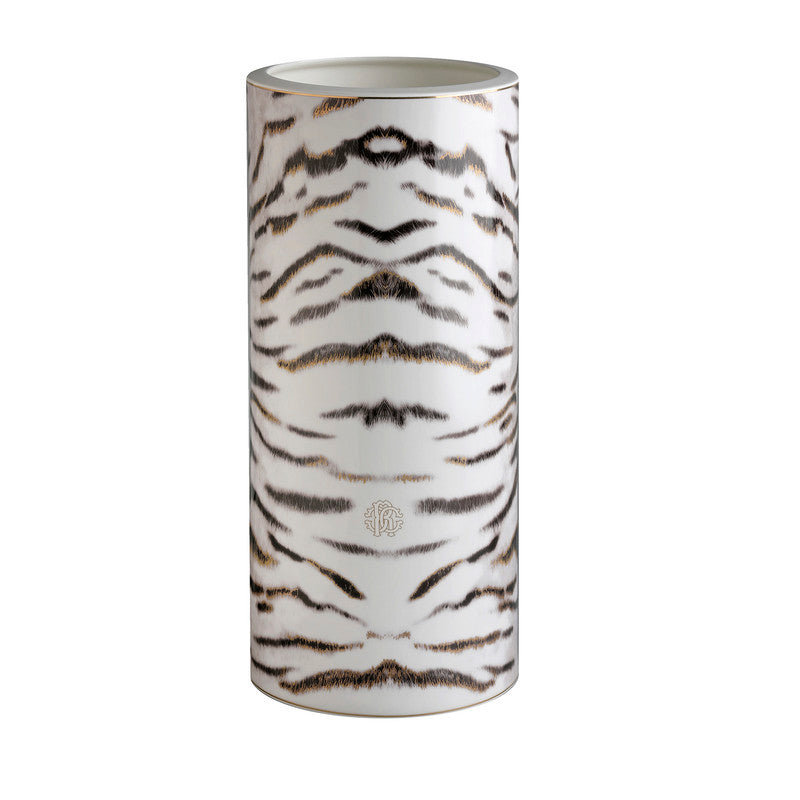 Vase TIGER, 14" H x 6.3" W x 6.3" D