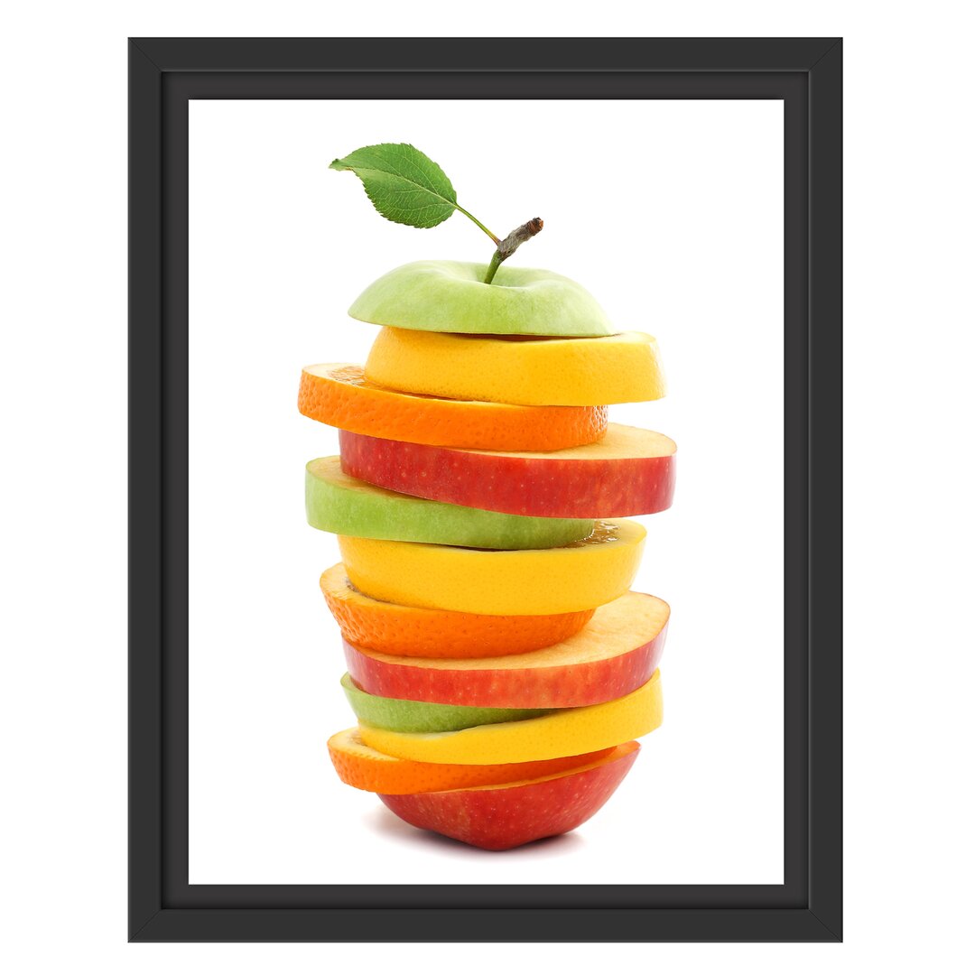 Gerahmtes Poster Delicious Fruit Slices