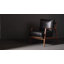 Fauteuil d'appoint en cuir Ella