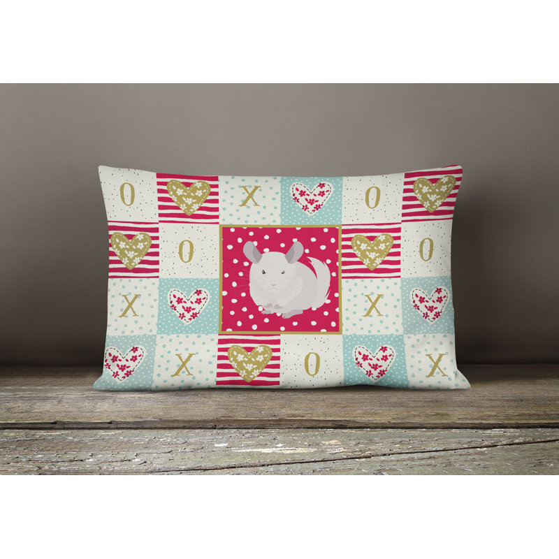  Coussin rectangulaire d'extérieur Dominant Chinchilla Love