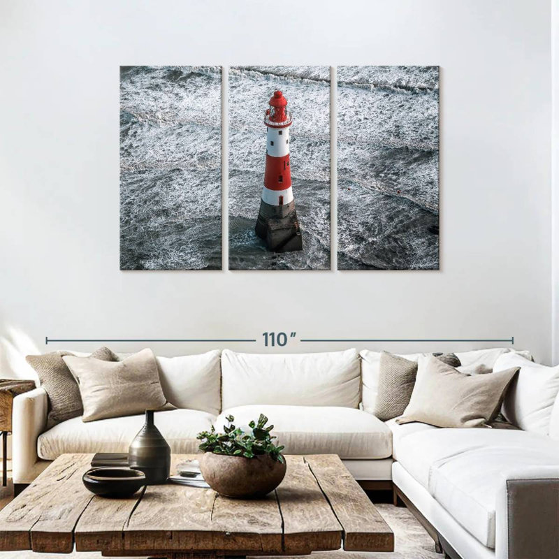 Lilie Beachy Head lighthouse, 48" H x 74" W