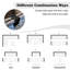 Ensemble de conversation modulaire en rotin Aliva-560982474