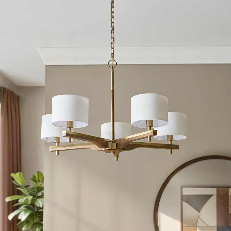 Harrison 5 - Light Shaded Chandelier