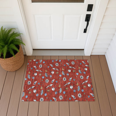 Tapis pour enfants intérieur / extérieur lavable à la machine Chantille ACN2580