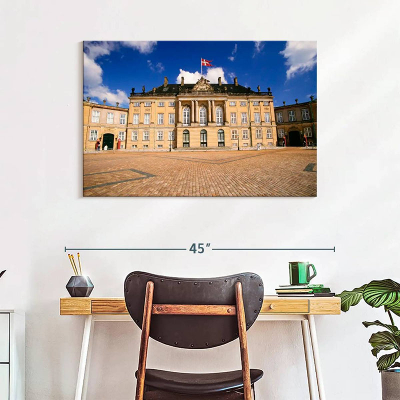 Amalienborg Palace, 26" H x 39" W