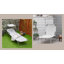 Chaise longue d'extérieur en métal Simrun-1419300154-1419300293