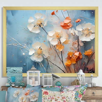 Dandelion Meadow Melody - Floral Wall Art Living Room