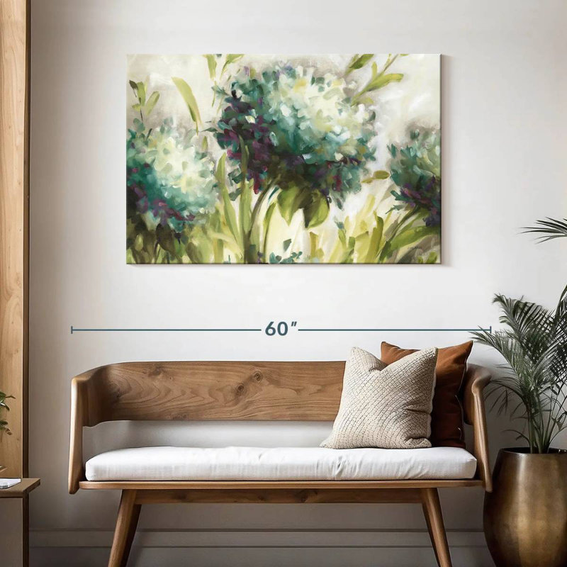 Harnek Hydrangea Field II, 30" H x 45" W