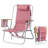 Folding Beach Chair With Wooden Armrest-647271115